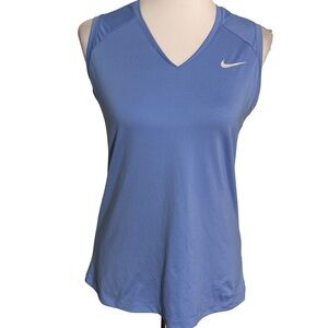 Nike Golf Women's Light Blue V Neck Tank Top